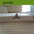 size 1220x2440mm thickness 15/18/25mm slotted mdf /groove mdf